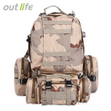 Casarika Outlife 50L Multifunction Molle Camouflage